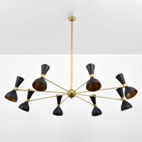 Monumental Chandelier, Manner of Stilnovo - Sold for $3,125 on 05-02-2020 (Lot 146).jpg